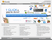 Tablet Screenshot of hostik.com